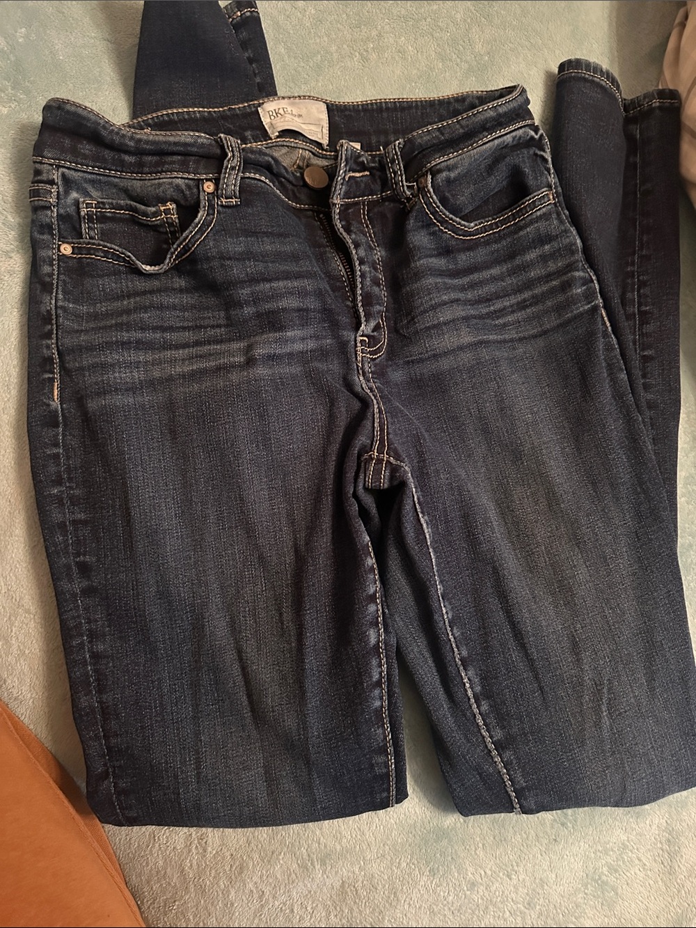 Dark Blue Women's Stretch Skinny Jeans